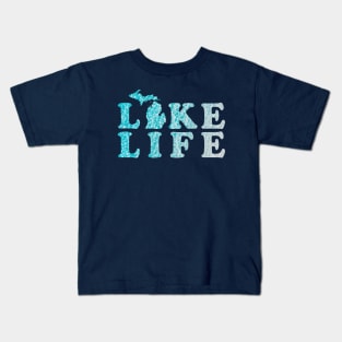 Michigan Lake Life in the Great Lakes Kids T-Shirt